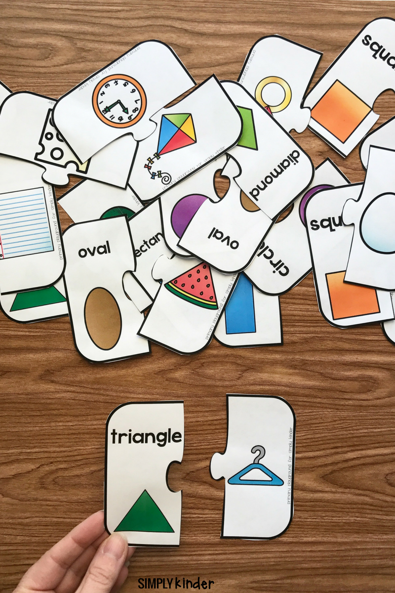 Free Printable 2D Shape Puzzles Simply Kinder