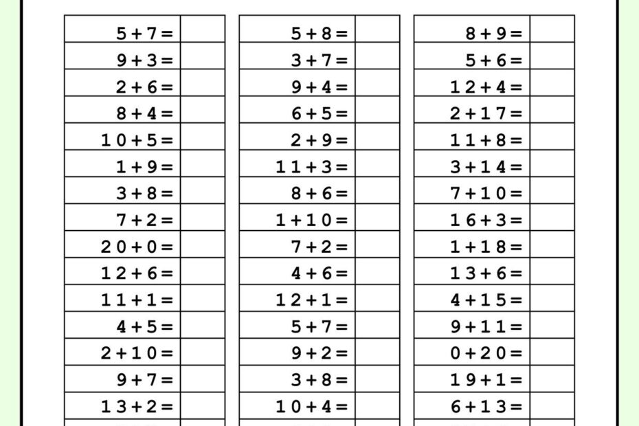 Free Printable 2nd Grade Math Worksheet Templates Canva