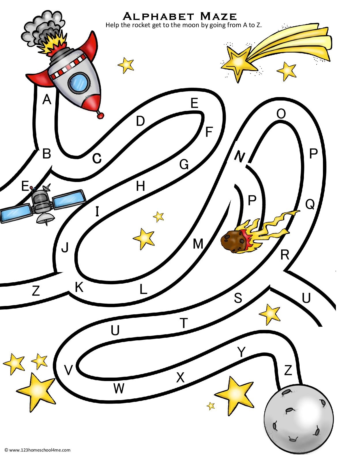 maze for kids printable