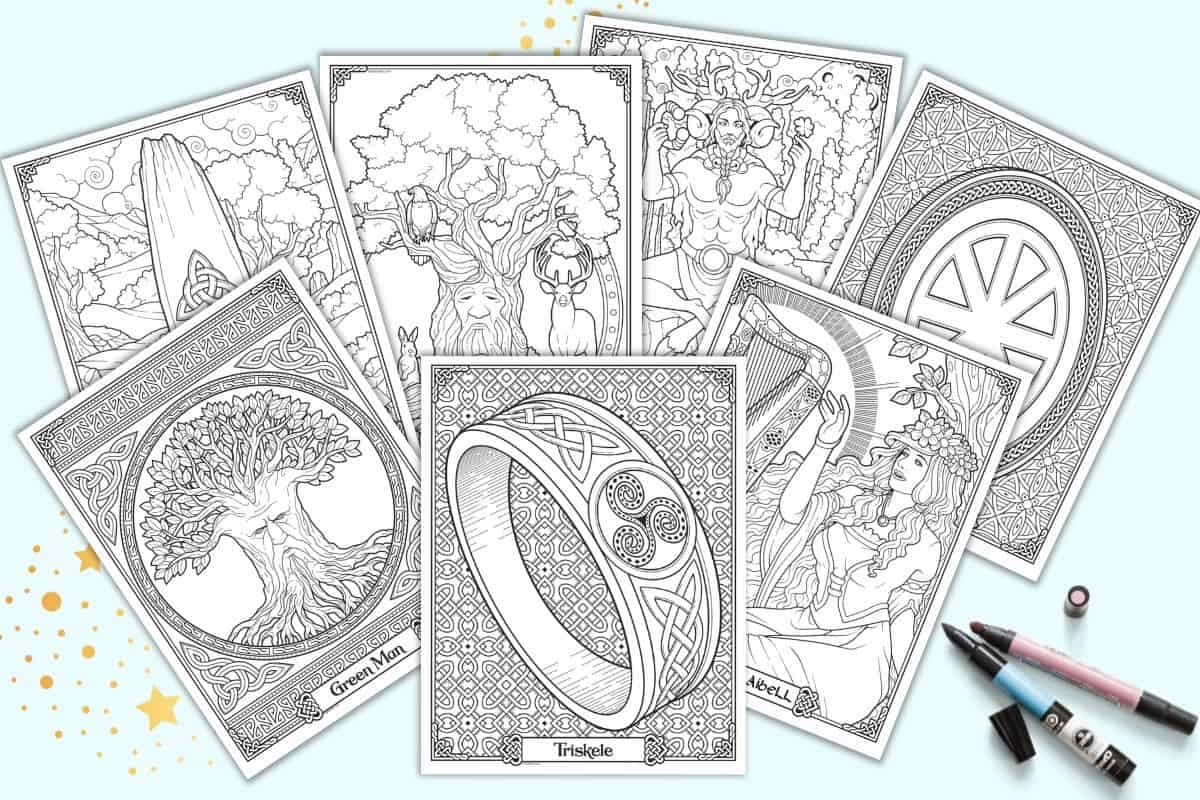 Free Printable Adult Coloring Pages Celtic Symbols The Artisan Life