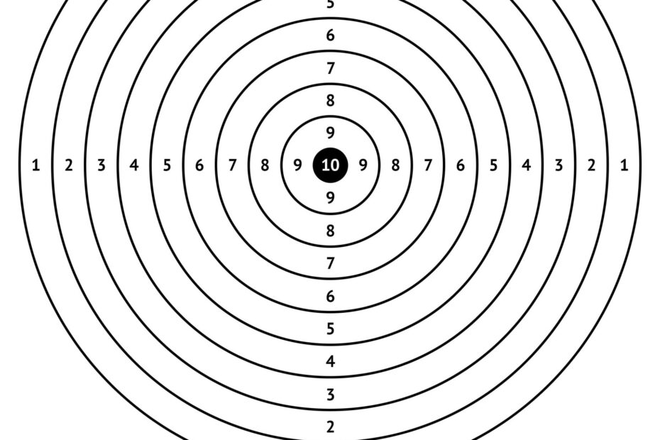Free Printable Air Rifle Targets A4 17cm U0026 14cm The Airgun Centre