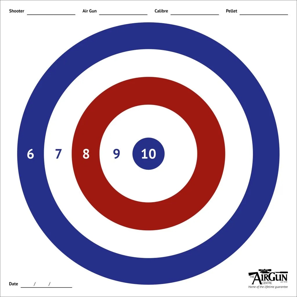 Free Printable Air Rifle Targets A4 17cm U0026 14cm The Airgun Centre