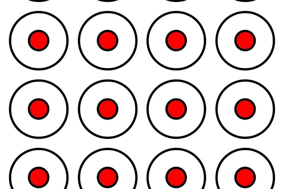 Free Printable Air Rifle Targets A4 17cm U0026 14cm The Airgun Centre Worksheets Library