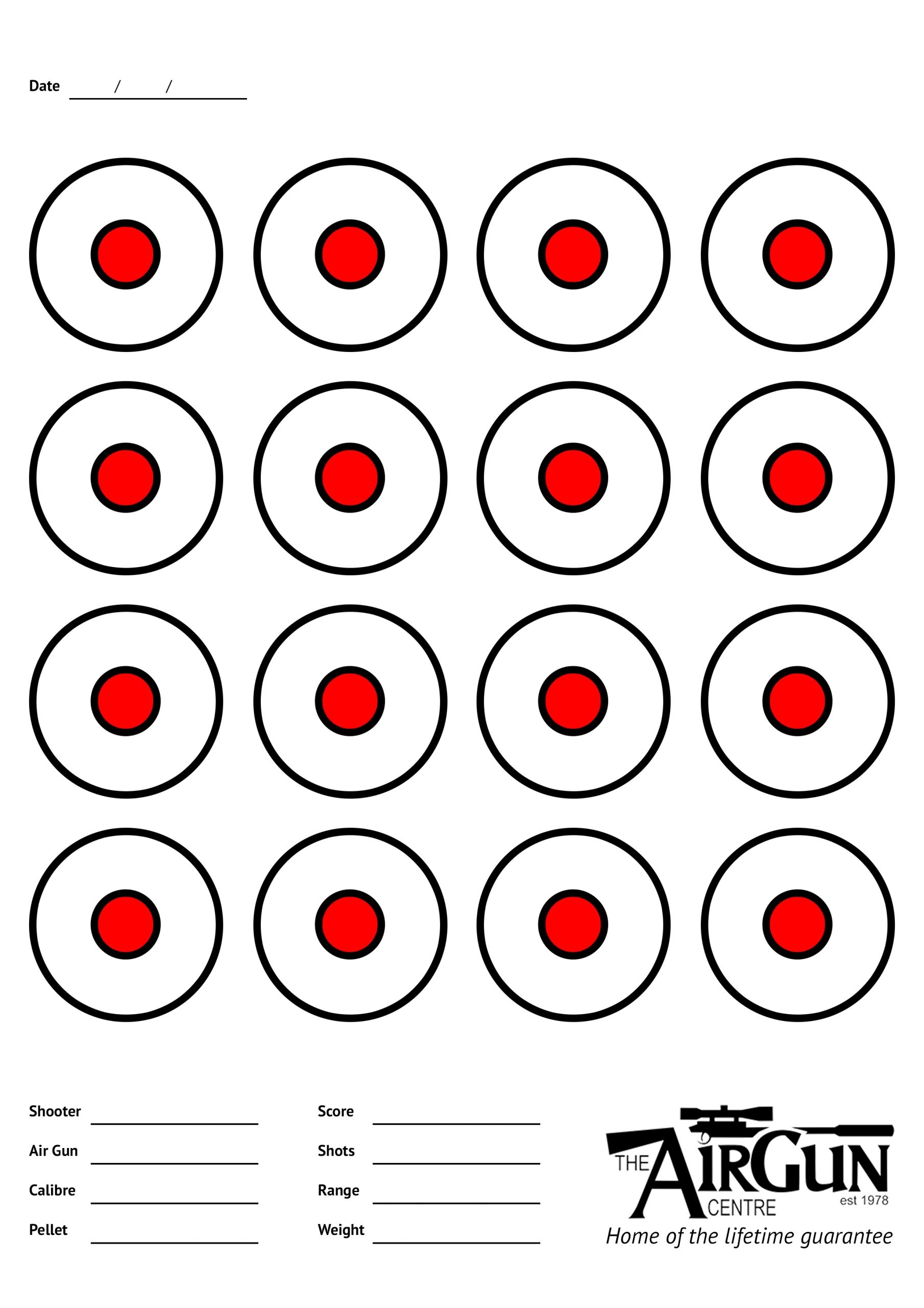 22lr printable targets
