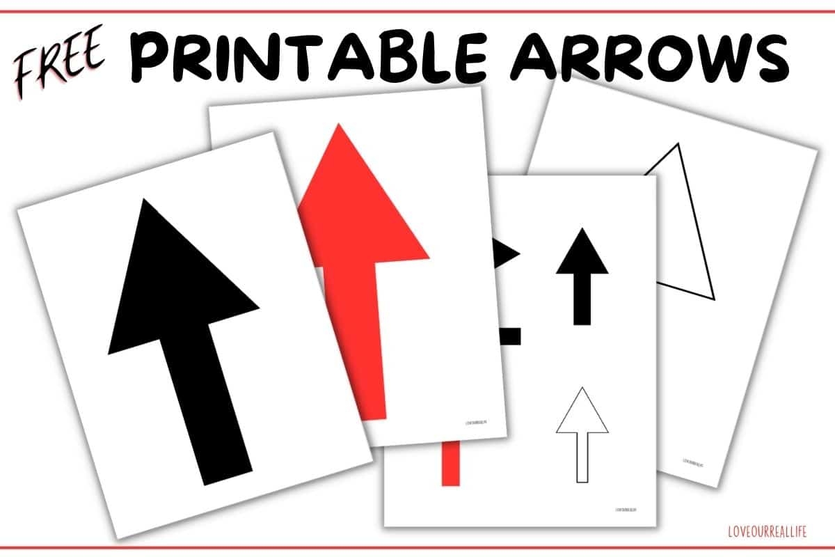 printable arrows