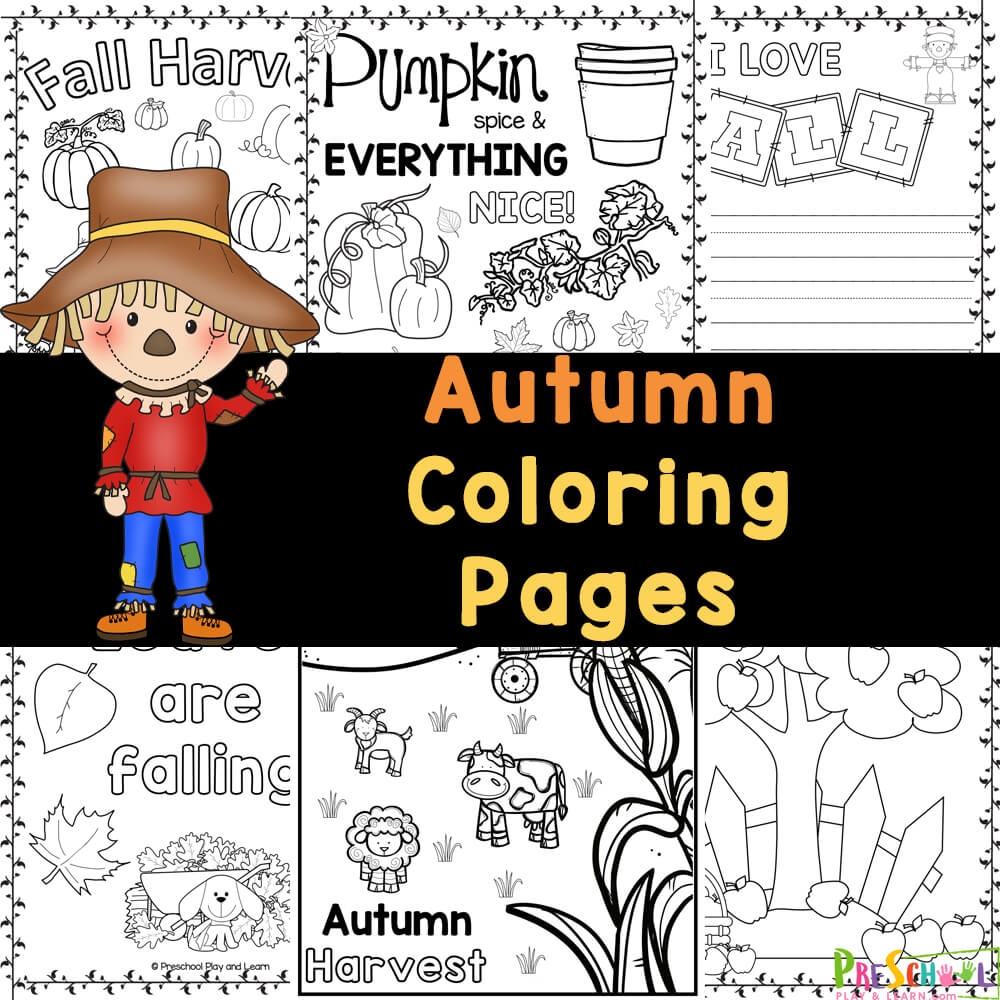 printable autumn pictures to color