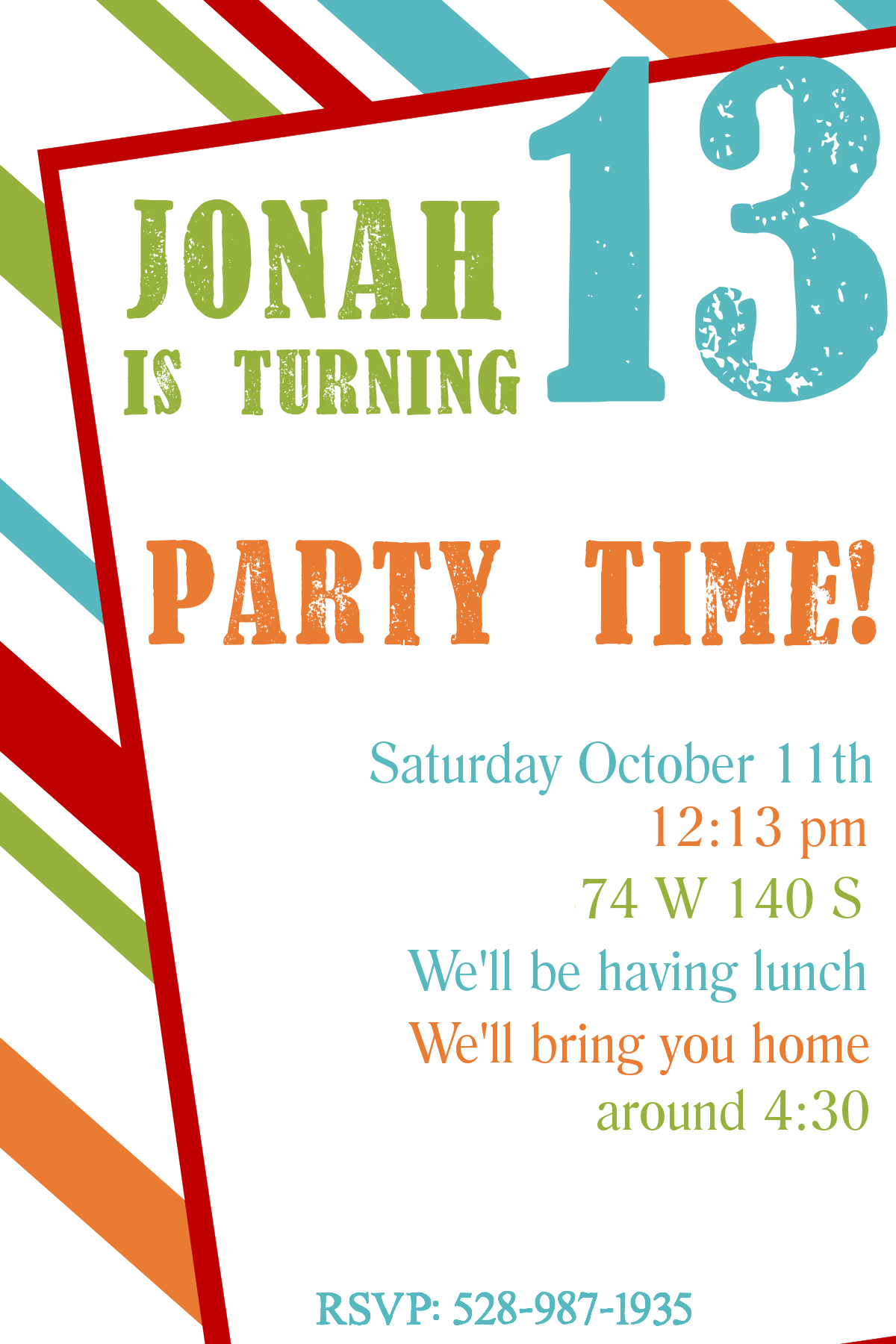 free invite printable