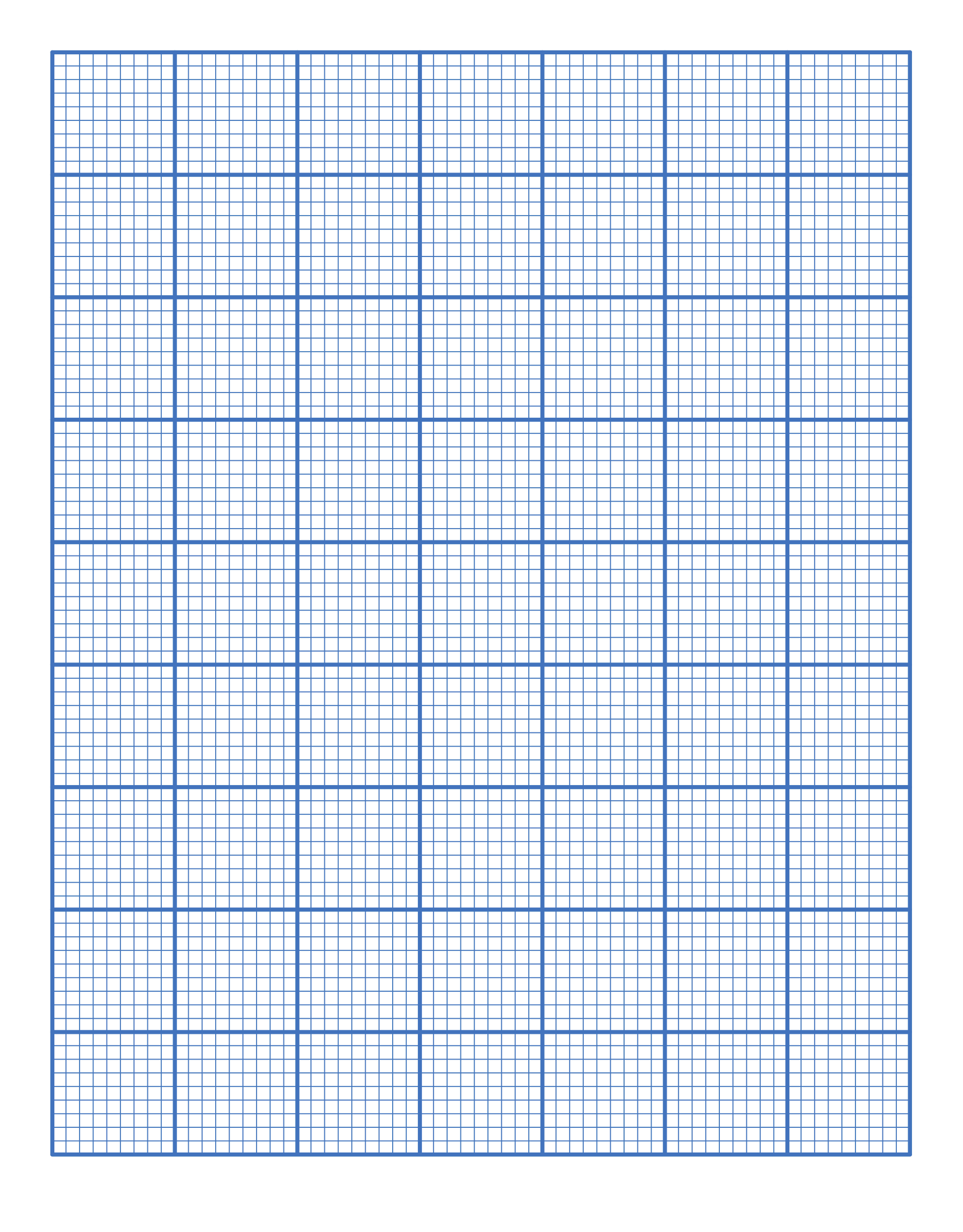 Free Printable Blank Graph Paper Online Template PDF 