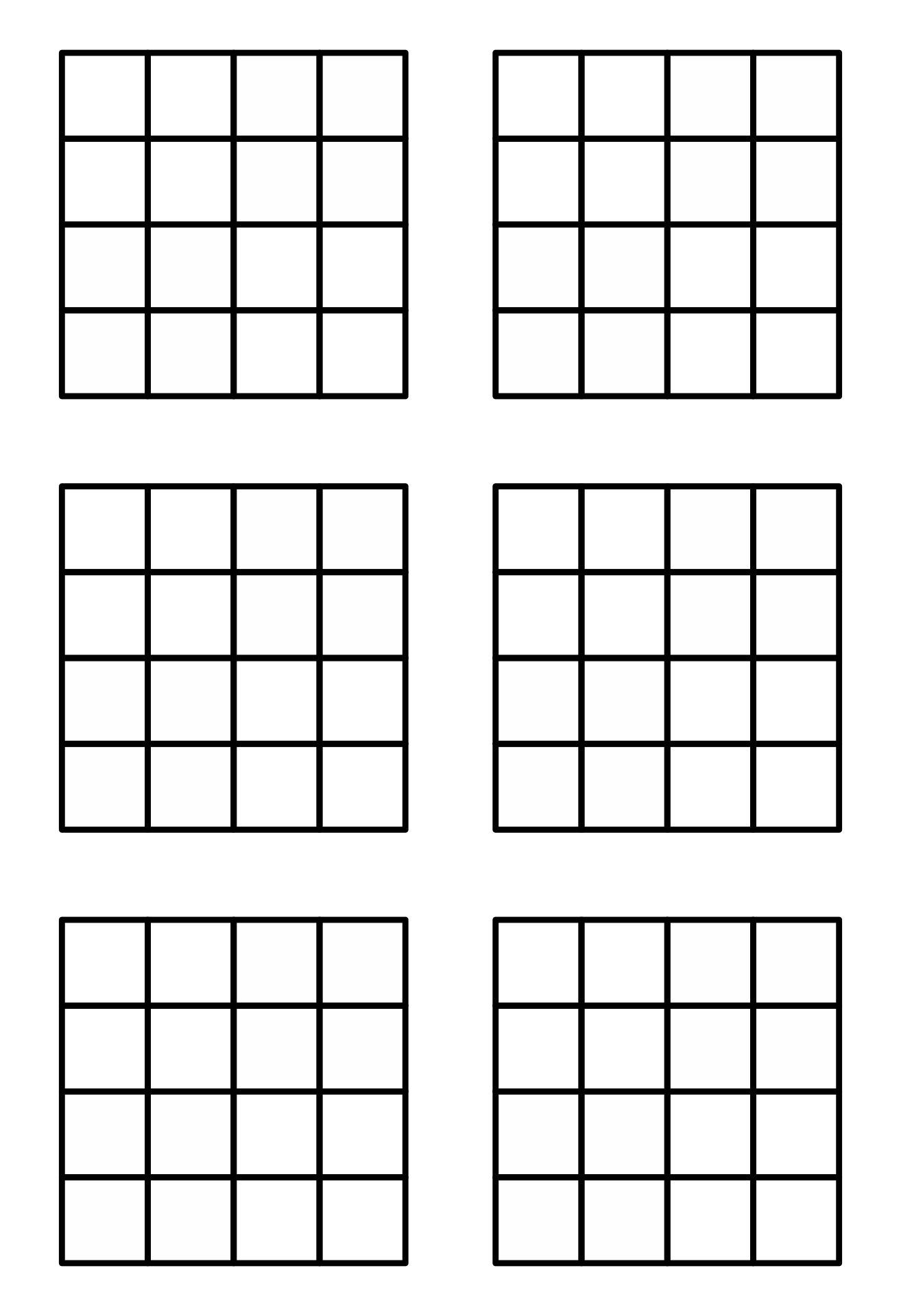 blank printable sudoku pages