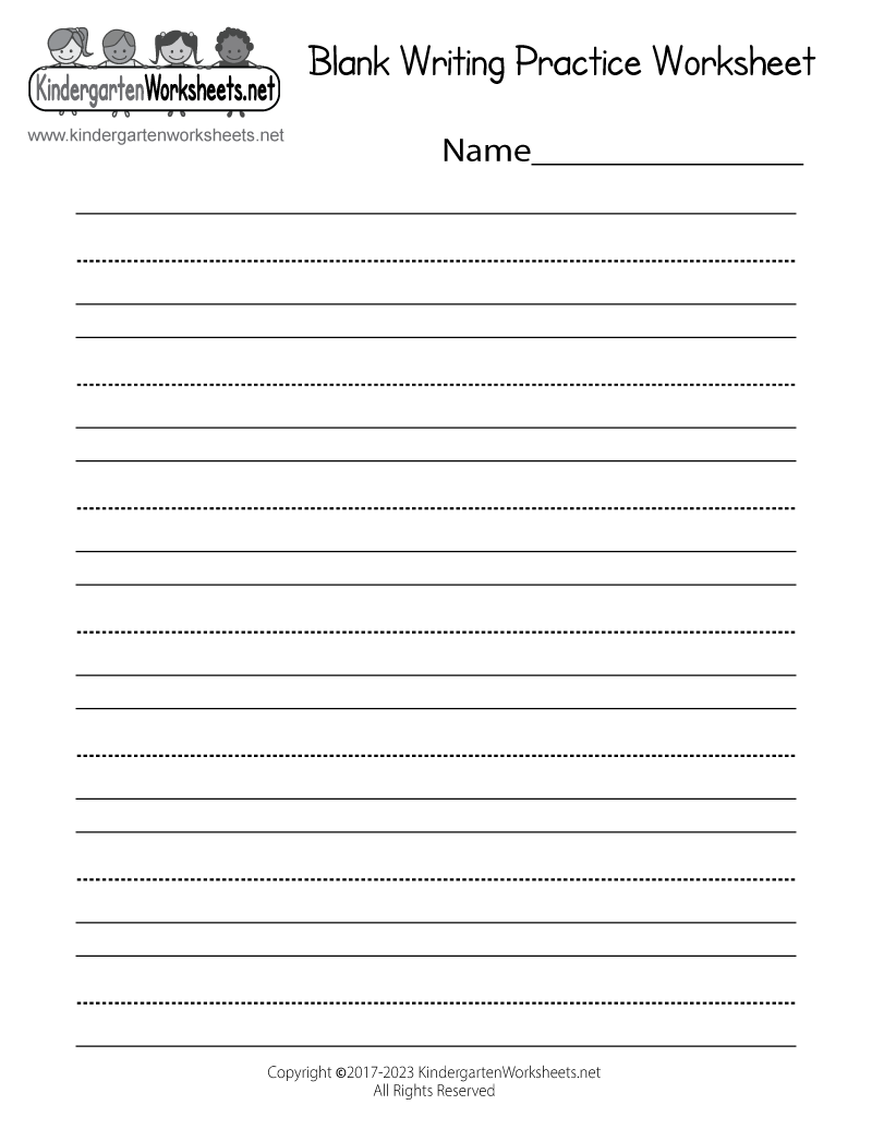 free printable handwriting practice paper