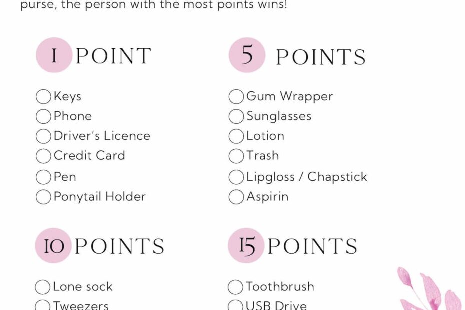 Free Printable Bridal Shower Games Favorite Printables