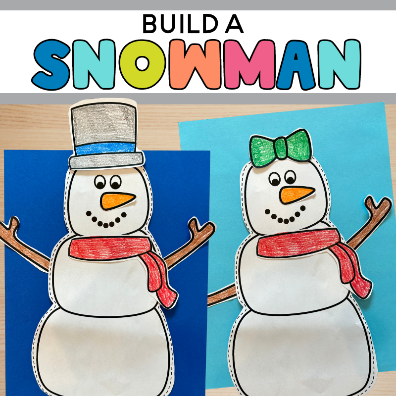 snowman coloring printable