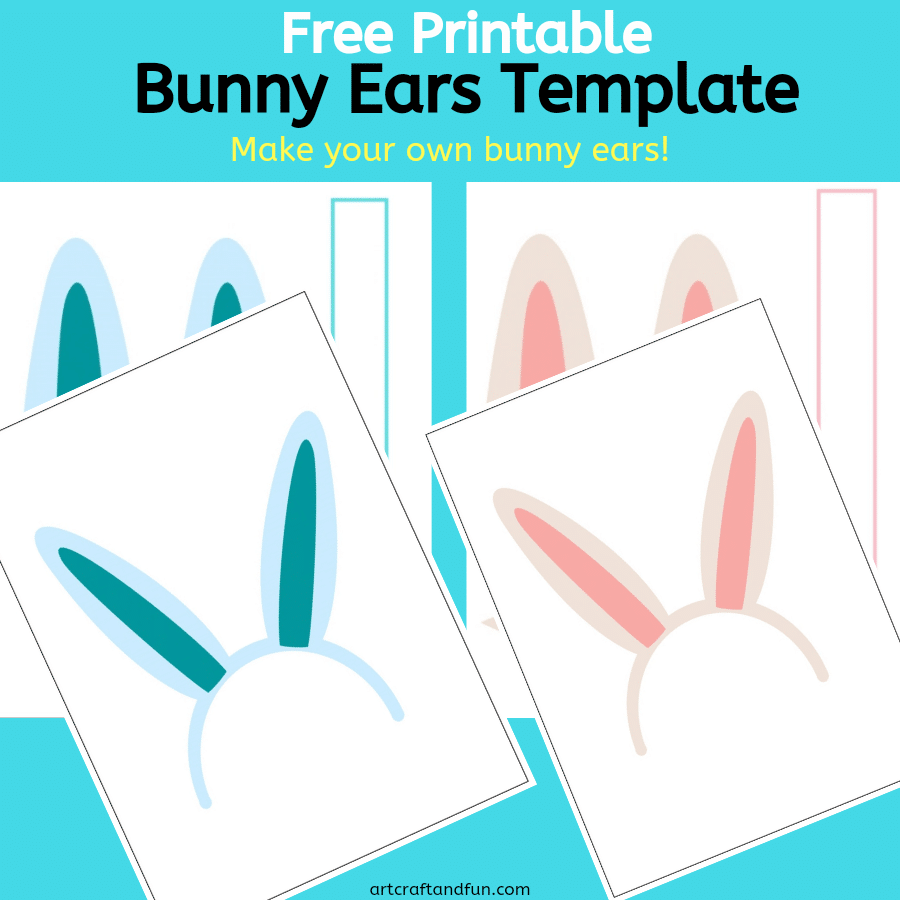 bunny ear template printable