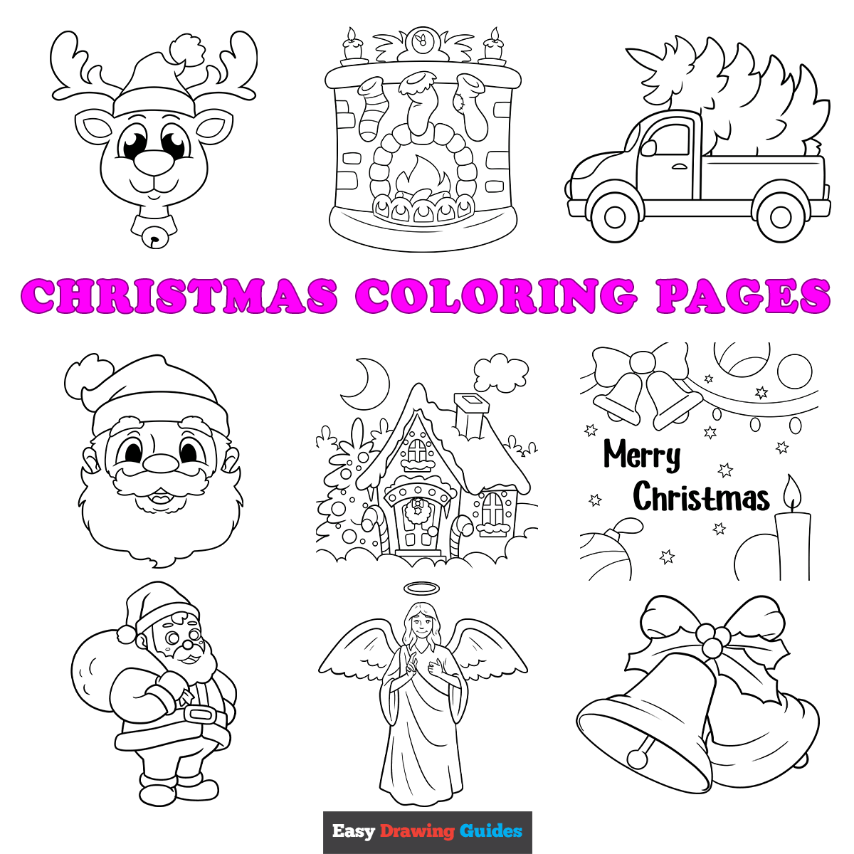 free printable christmas coloring pages for kids