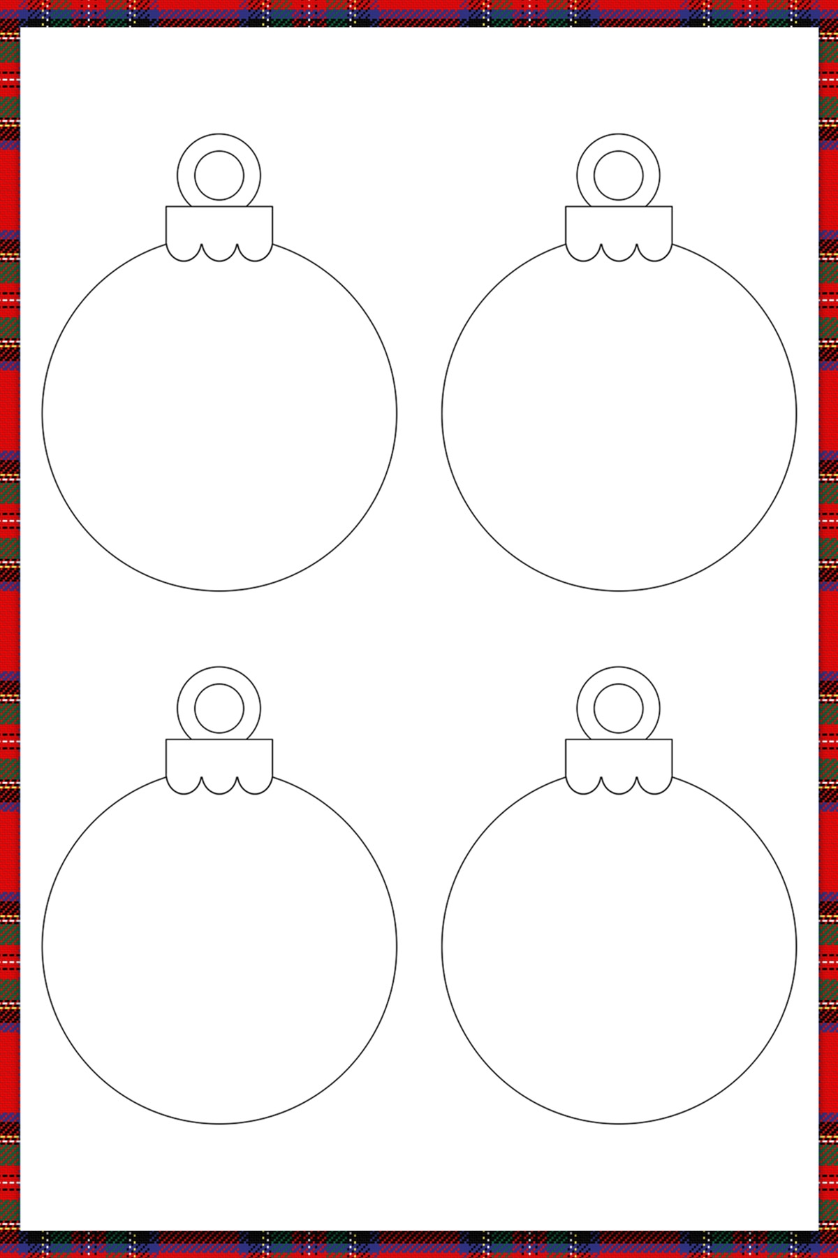 printable ornament template