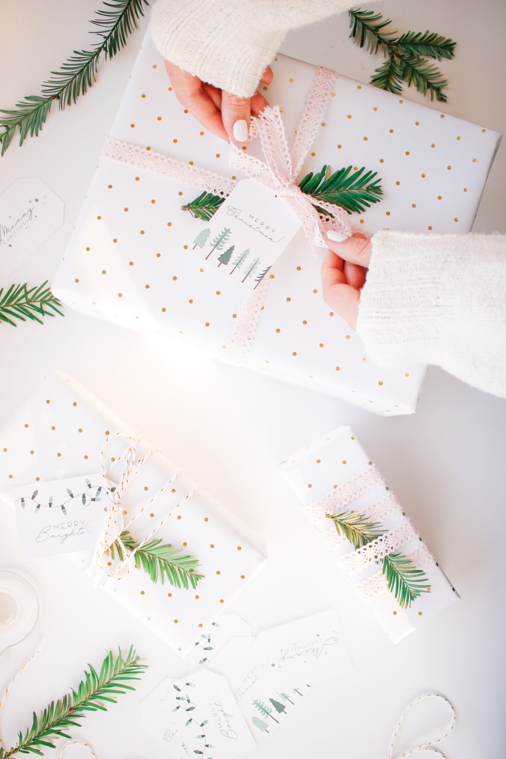 xmas wrapping paper printable