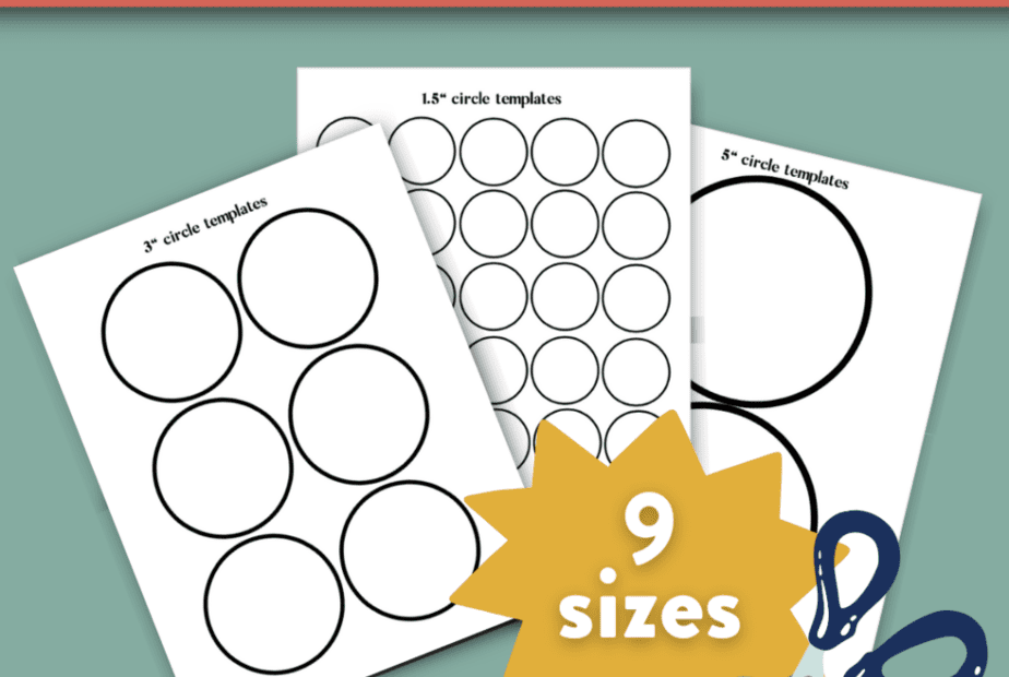 Free Printable Circle Templates U0026 Stencil PDF Pack