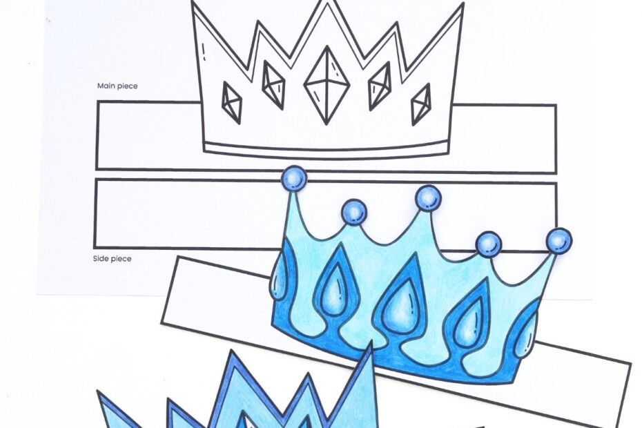 Free Printable Crown Templates Gathering Beauty