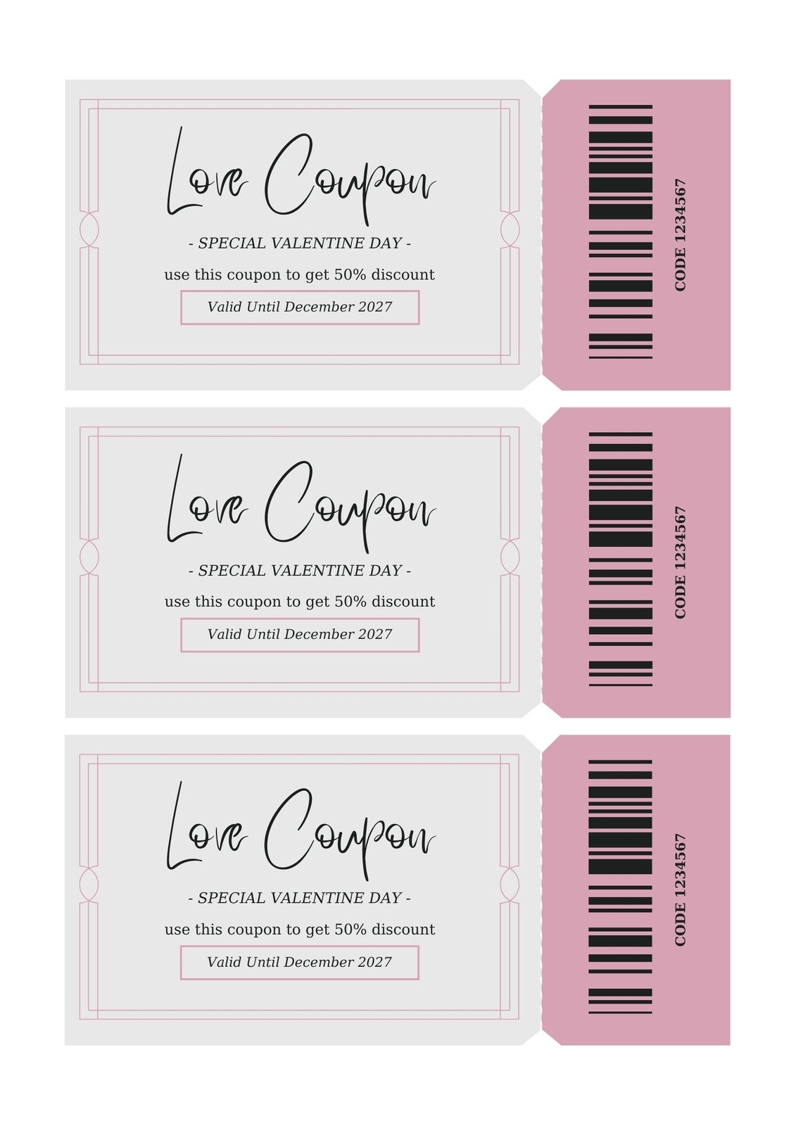 blank printable coupons templates free