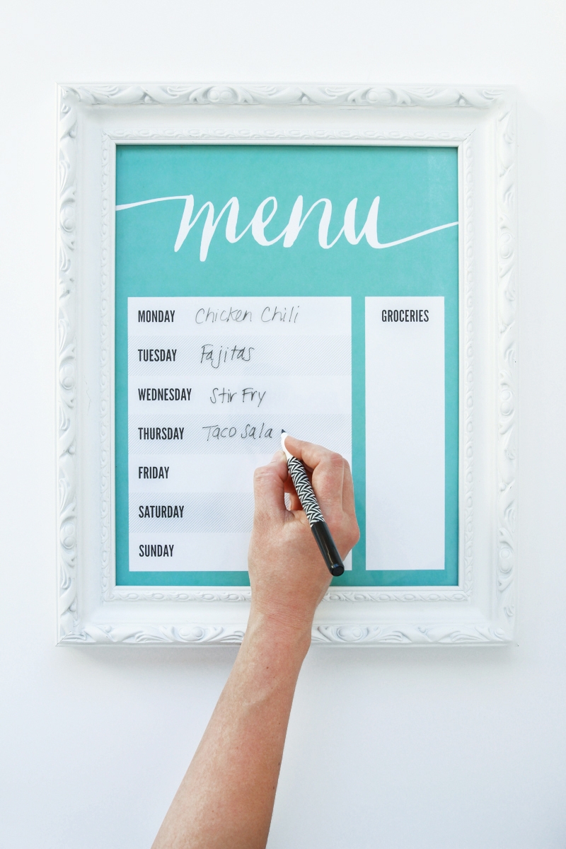 printable dry erase