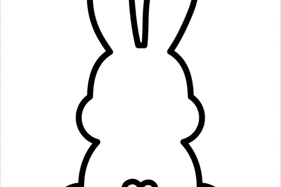 FREE Printable Easter Bunny Templates 9 Different Designs