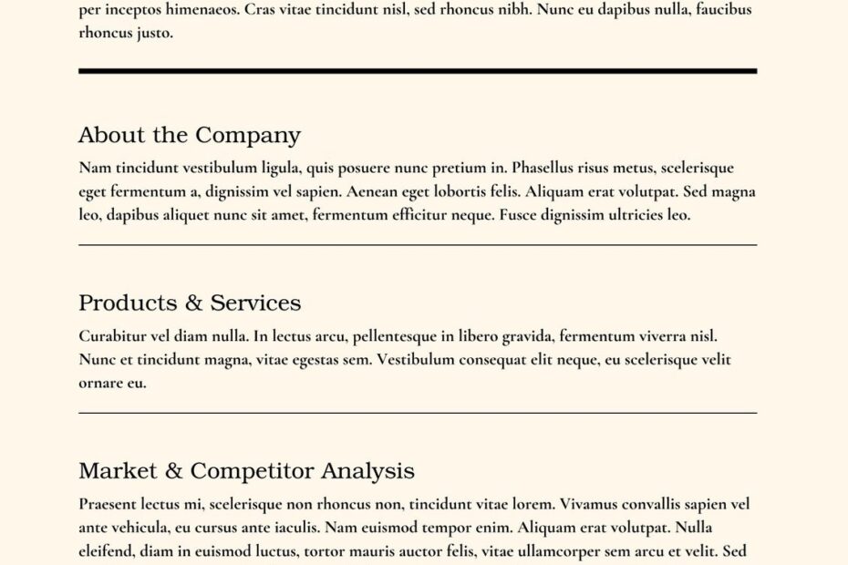 Free Printable Executive Summary Templates Canva