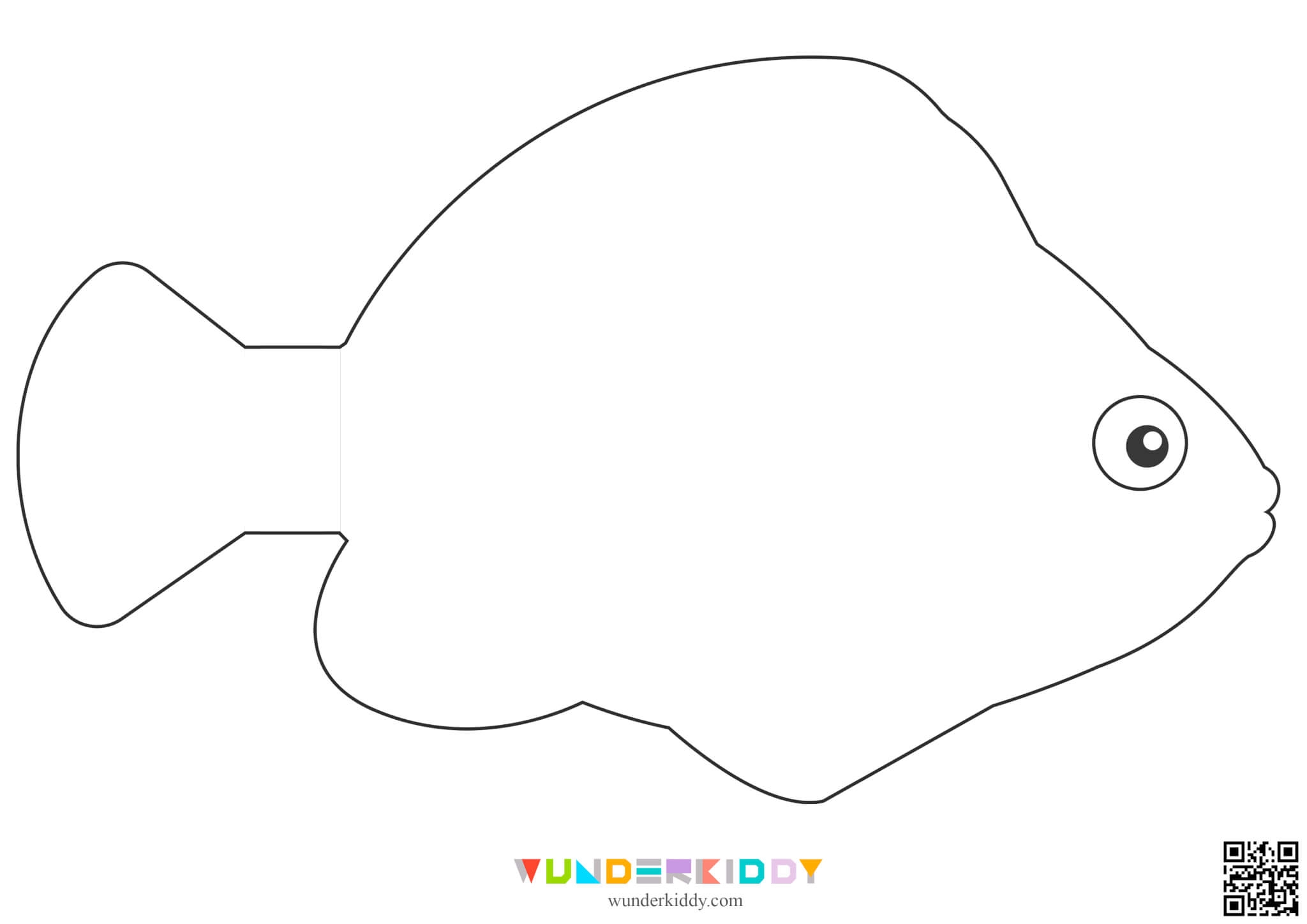 fish template printable free