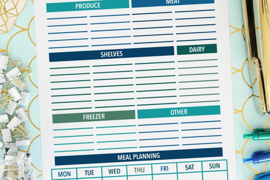 Free Printable Grocery List To Save You Time And Money