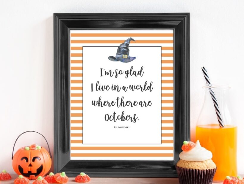 Free Printable Halloween Wall Art Eighteen25
