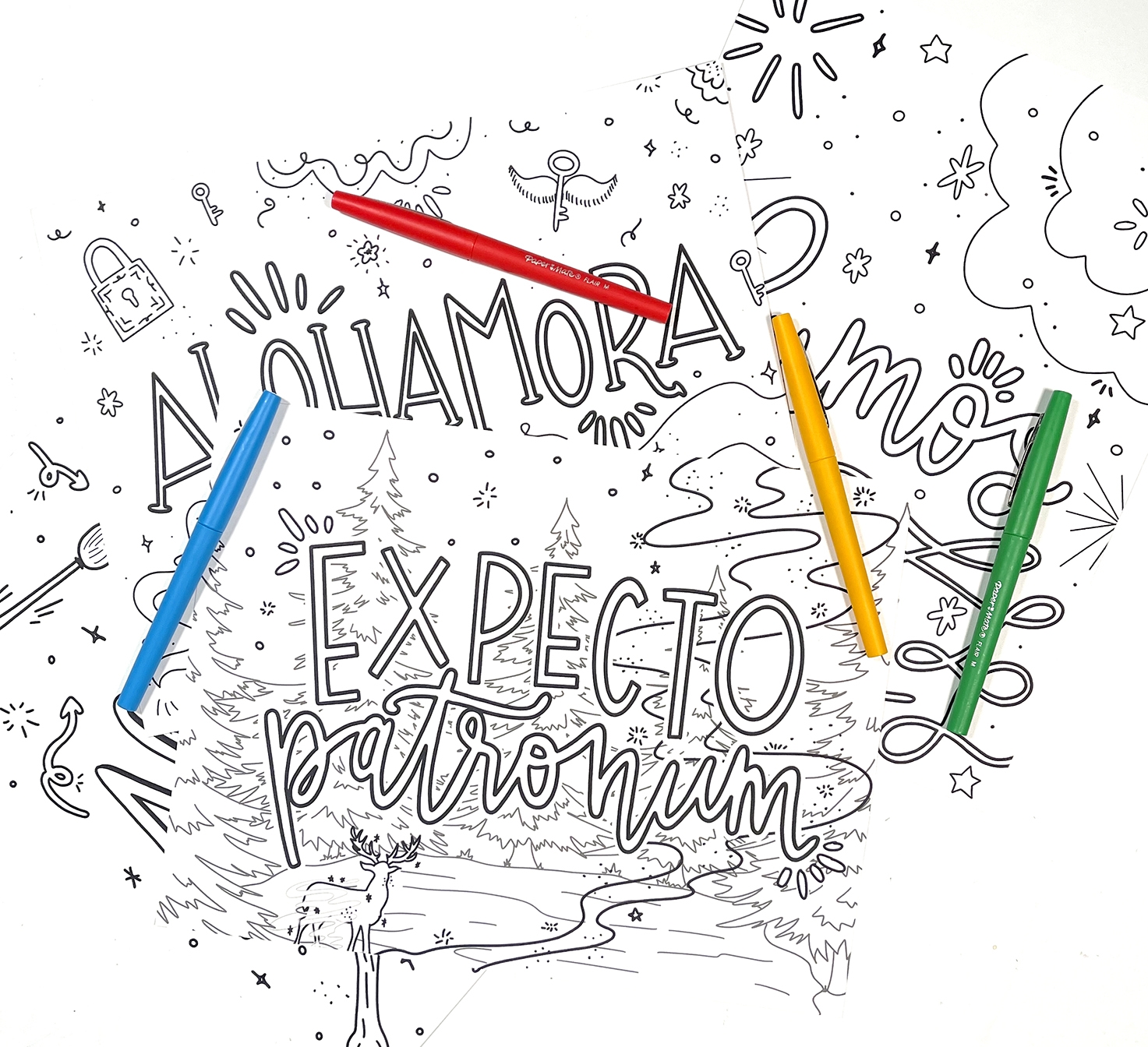 harry potter coloring printables