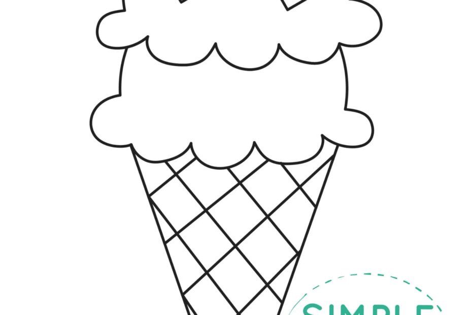Free Printable Ice Cream Template Simple Mom Project