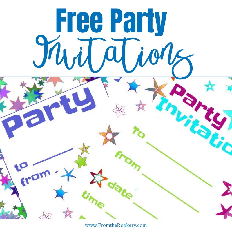 Free Printable Invitations