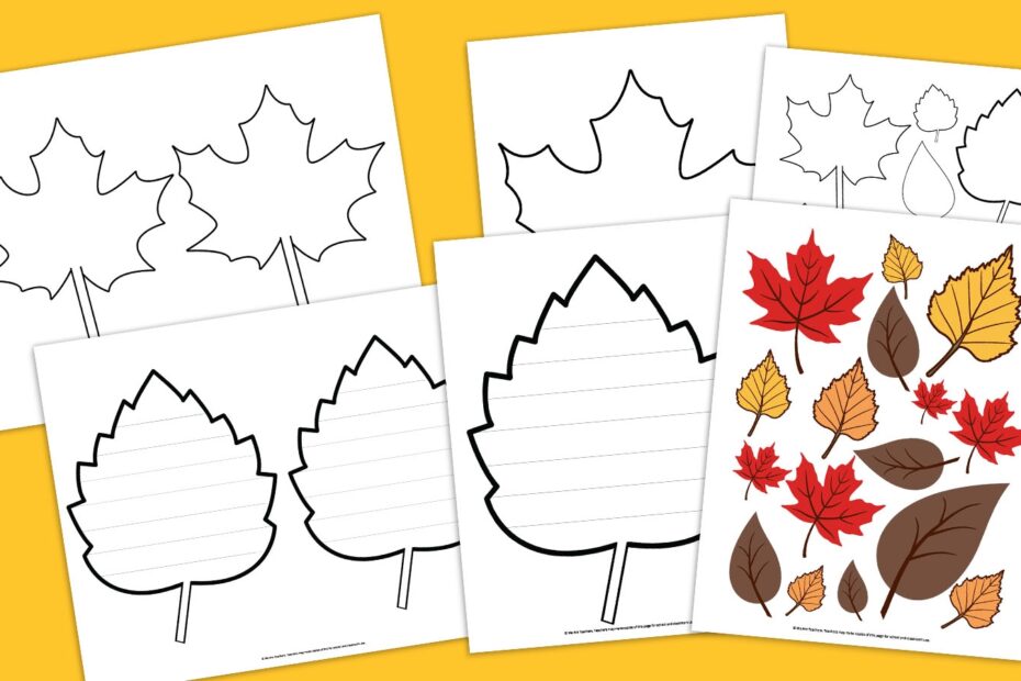 Free Printable Leaf Template Bundle For Fall