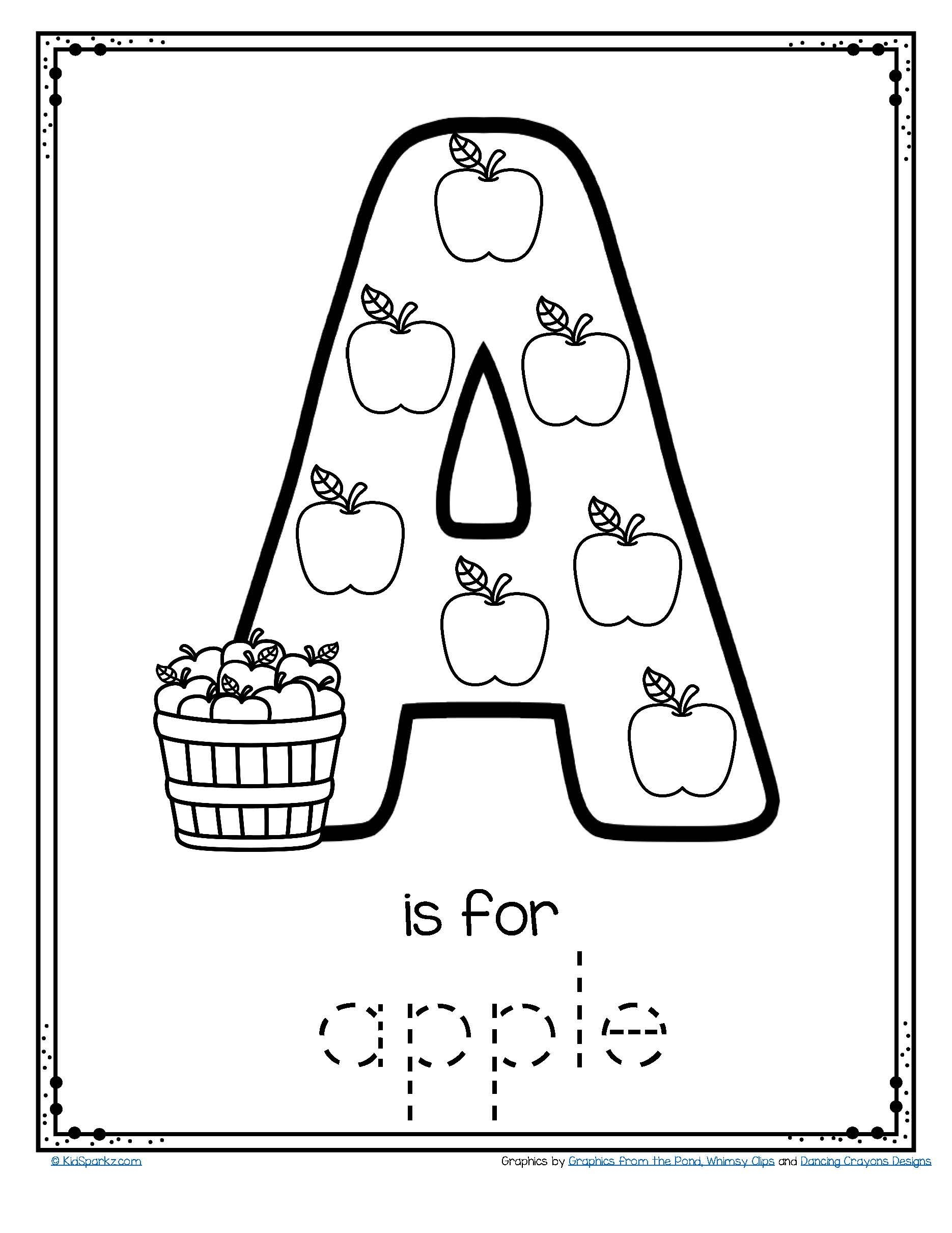  FREE Printable Letter A Worksheets For Kindergarten 