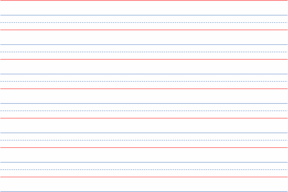 Free Printable Lined Paper Handwriting Notebook Templates