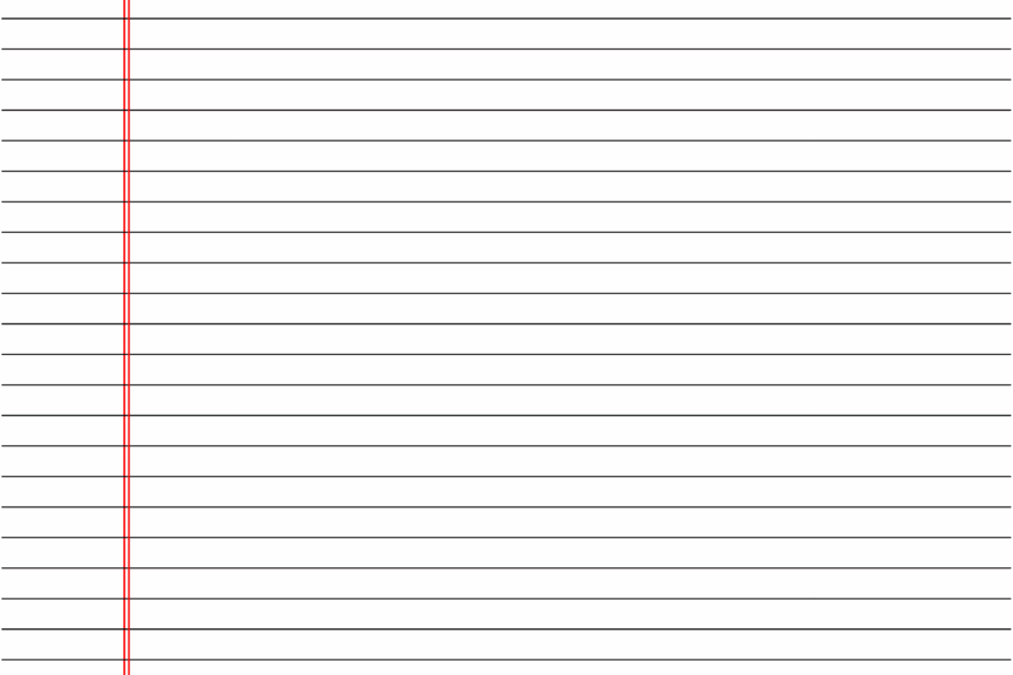 Free Printable Lined Paper Handwriting Notebook Templates