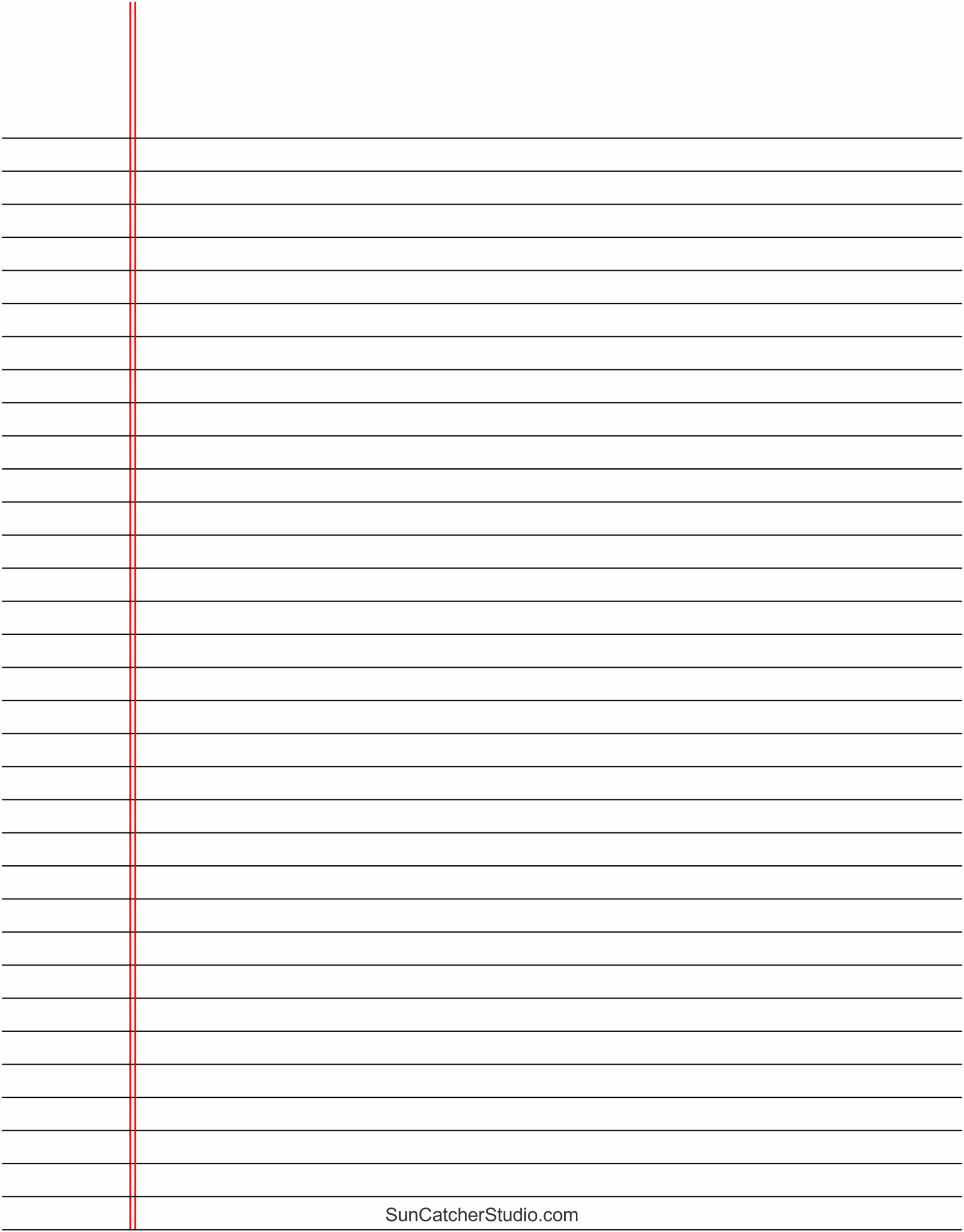 printable elementary lined paper