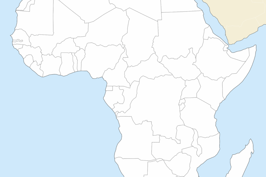 Free Printable Maps Of Africa