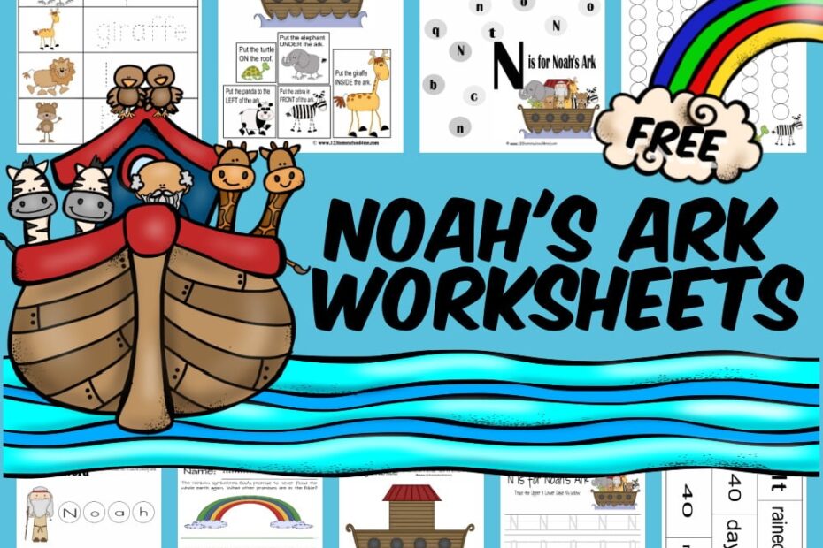FREE Printable Noah s Ark Worksheets And Activities For Kids