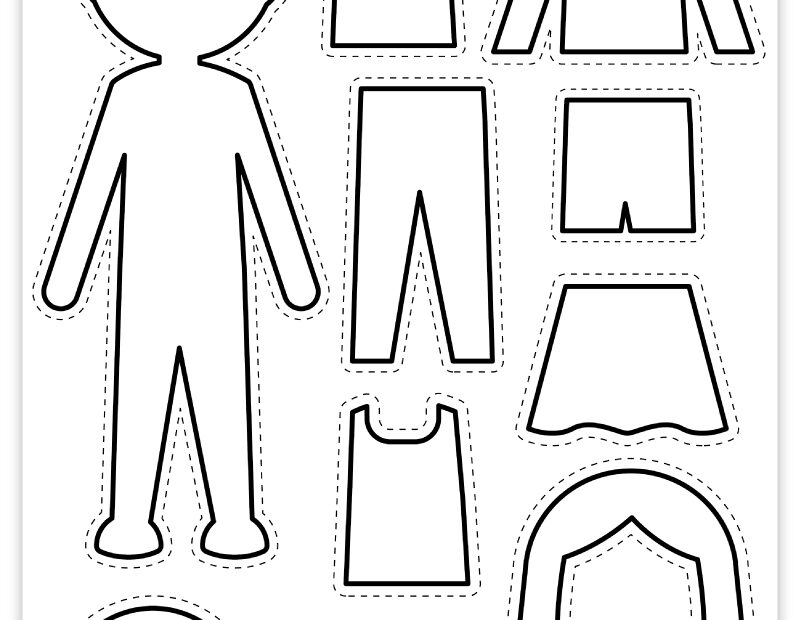 Free Printable Paper Top Dolls To Color