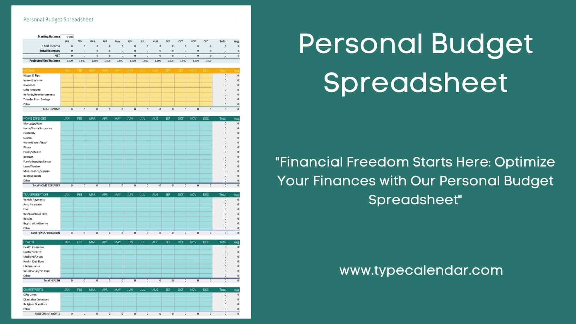 printable spreadsheet template