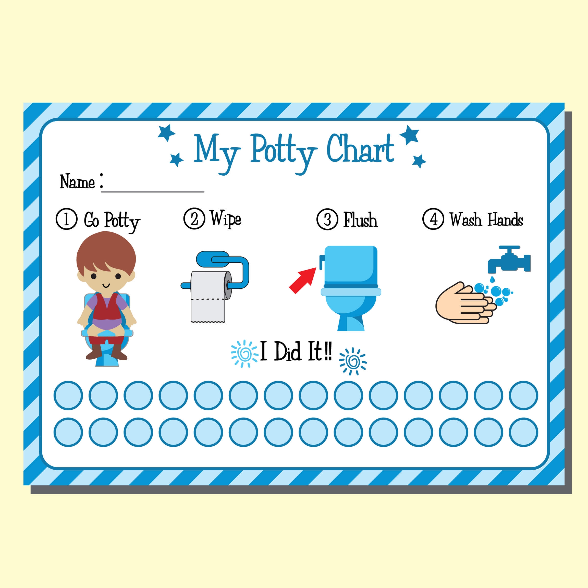 potty chart printable