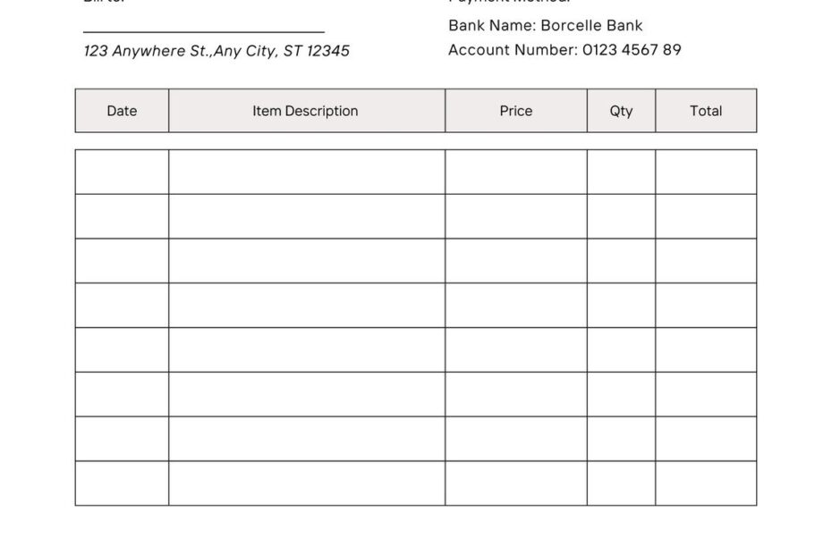 Free Printable Professional Invoice Templates To Customize Canva