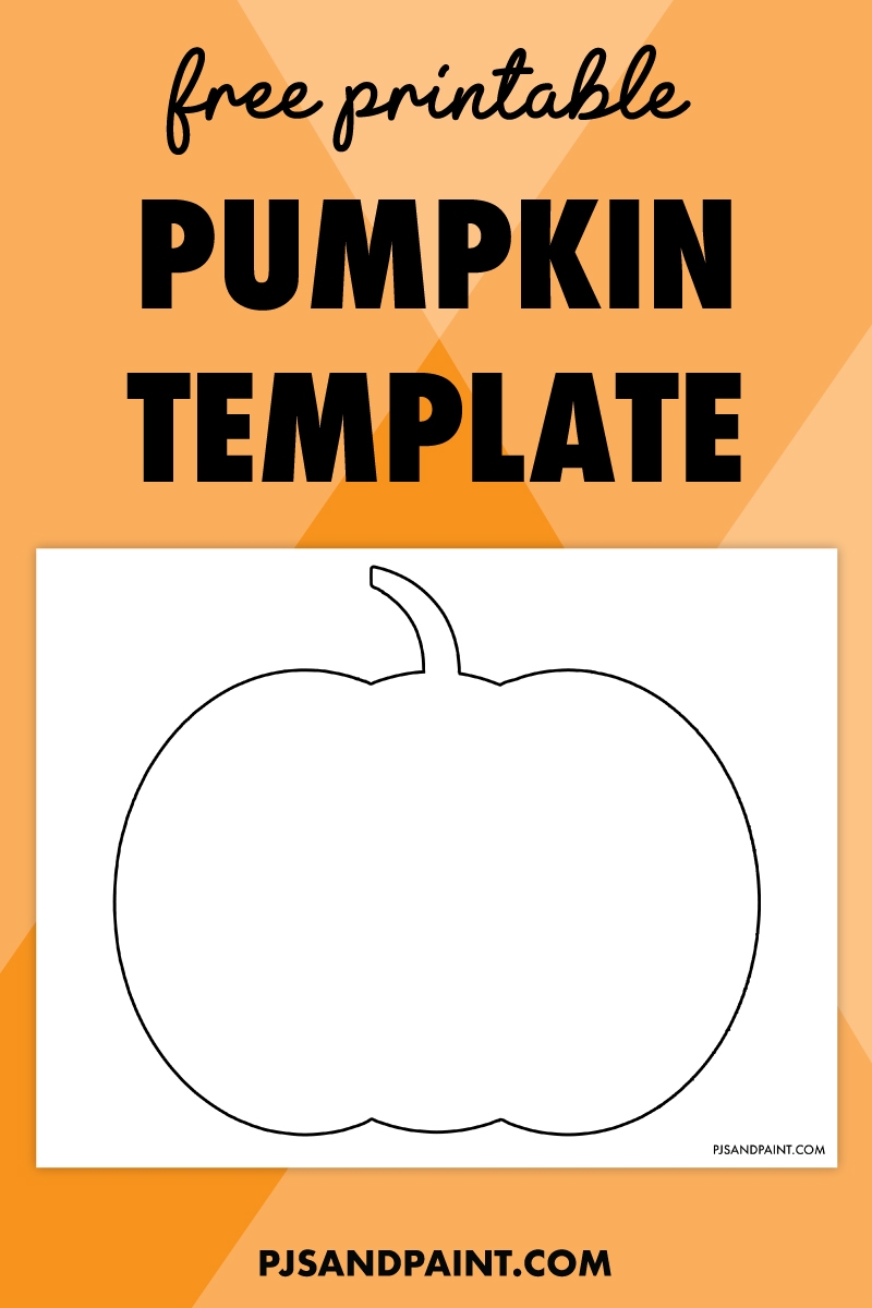 free printable pumpkin template