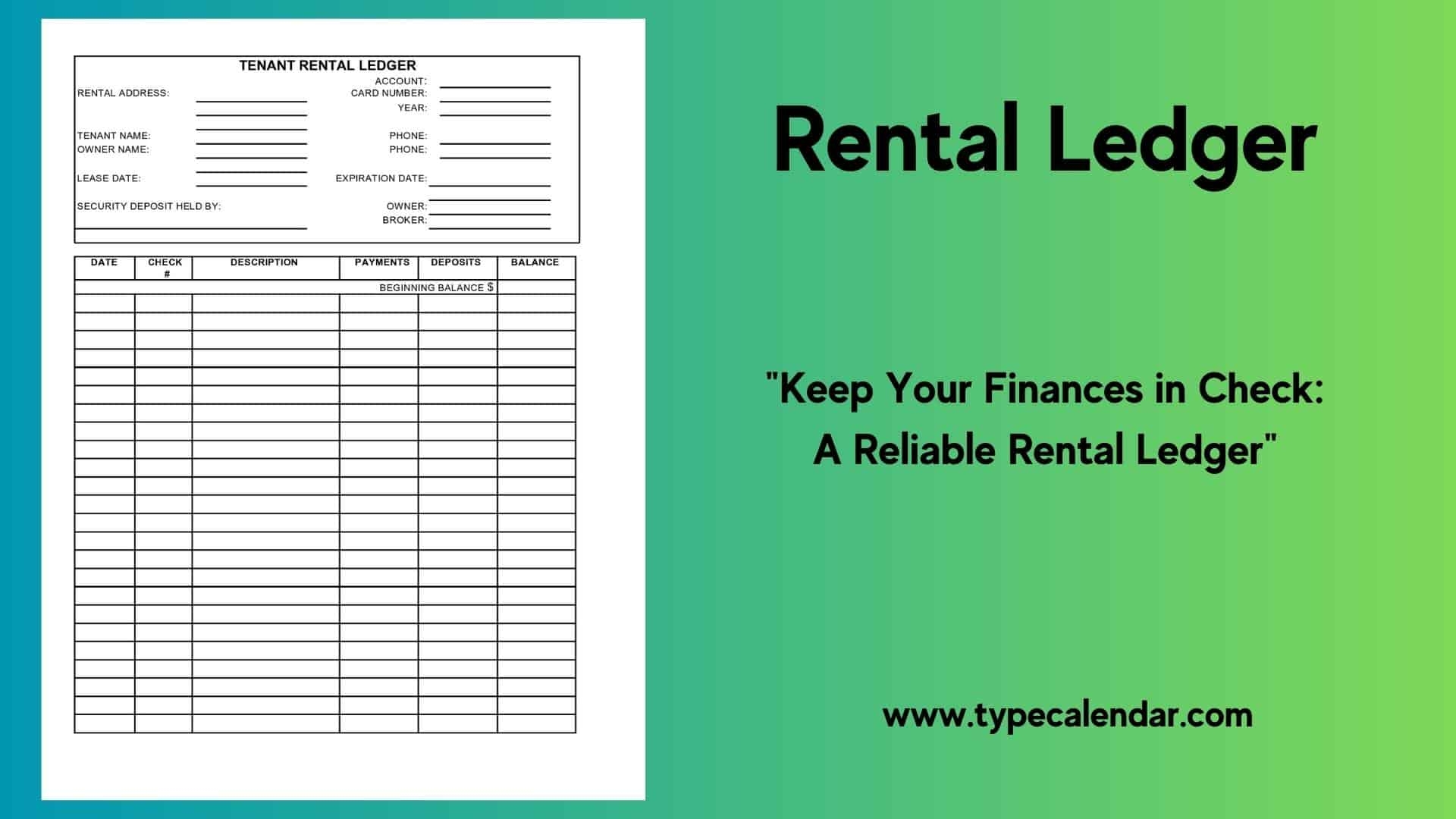 free printable ledger paper