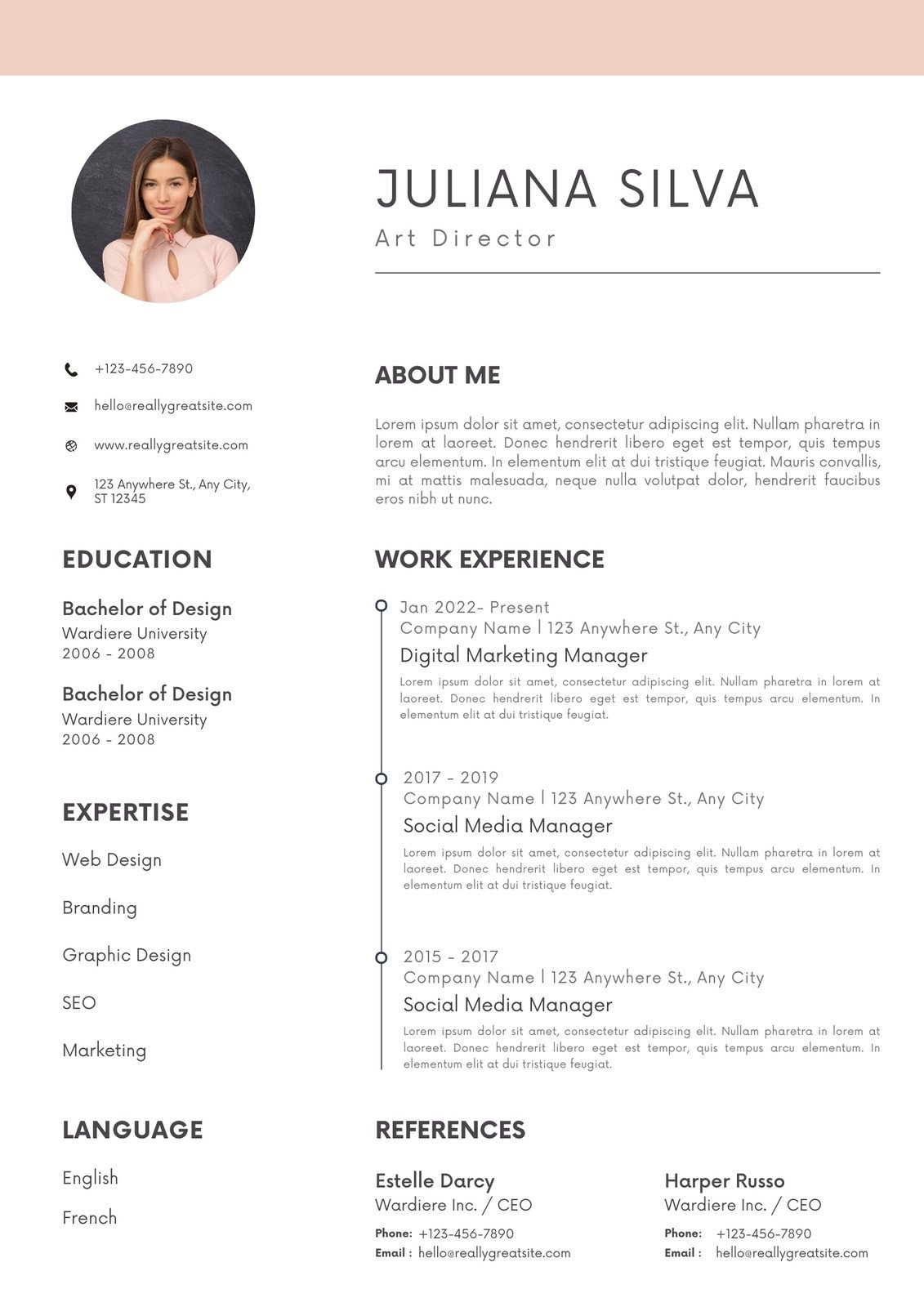 Free Printable Resume Templates You Can Customize Canva