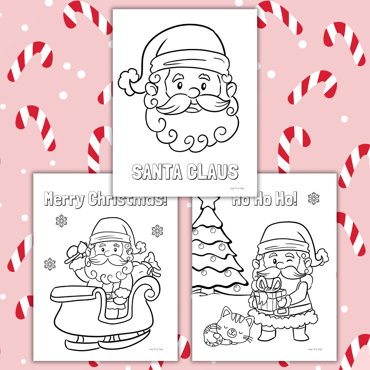 printable christmas coloring sheets