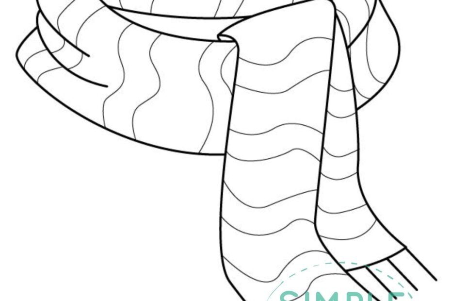 Free Printable Scarf Template Simple Mom Project