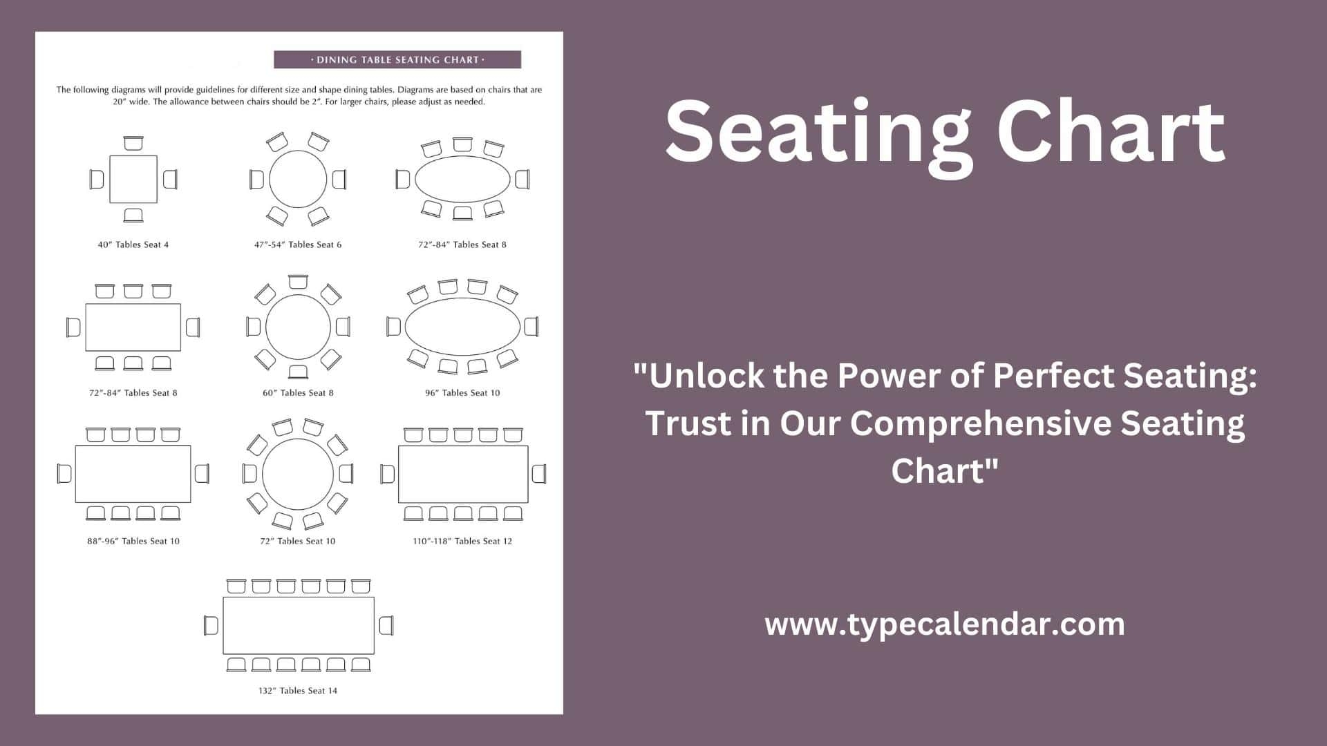 event seating chart template