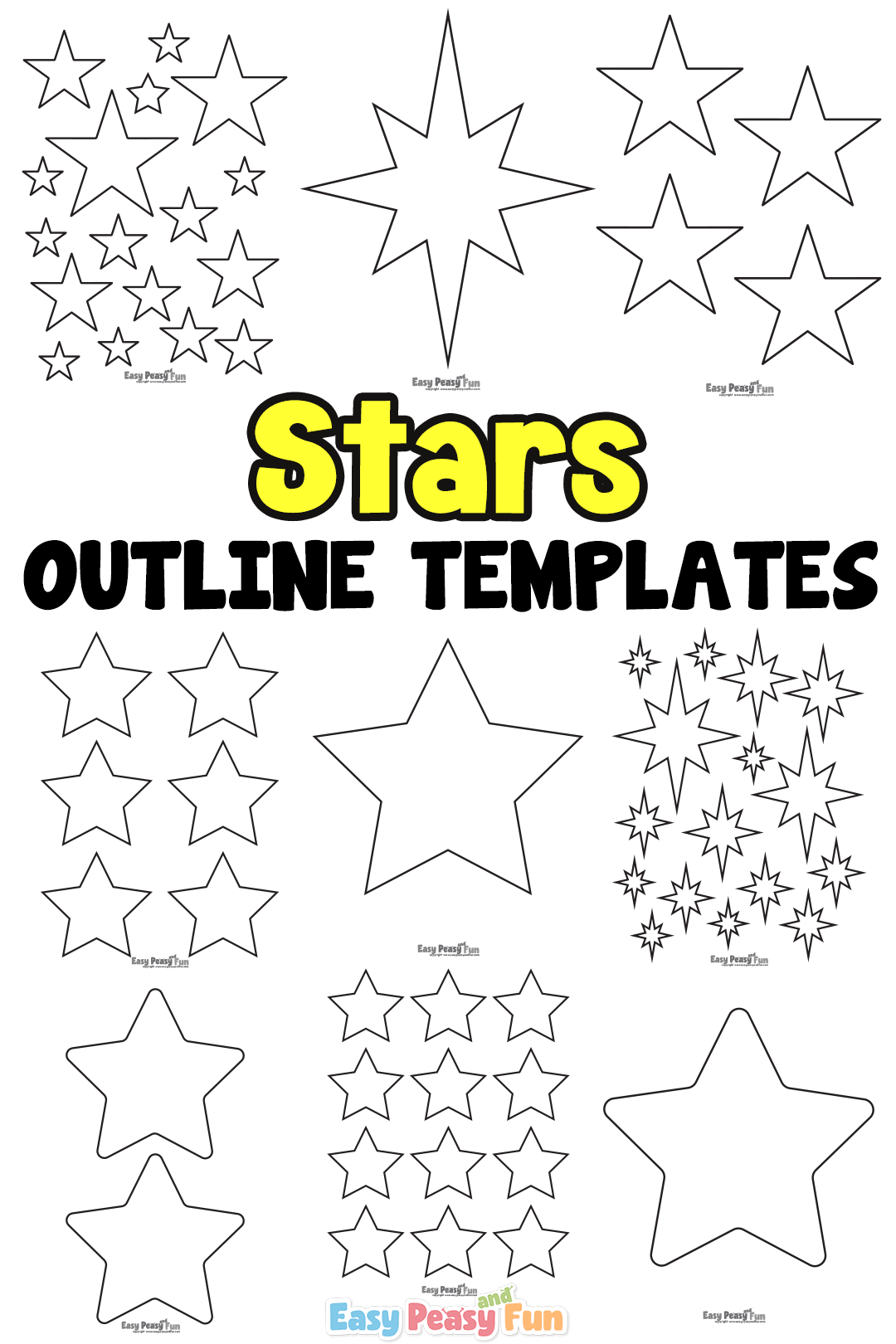 printable star pattern